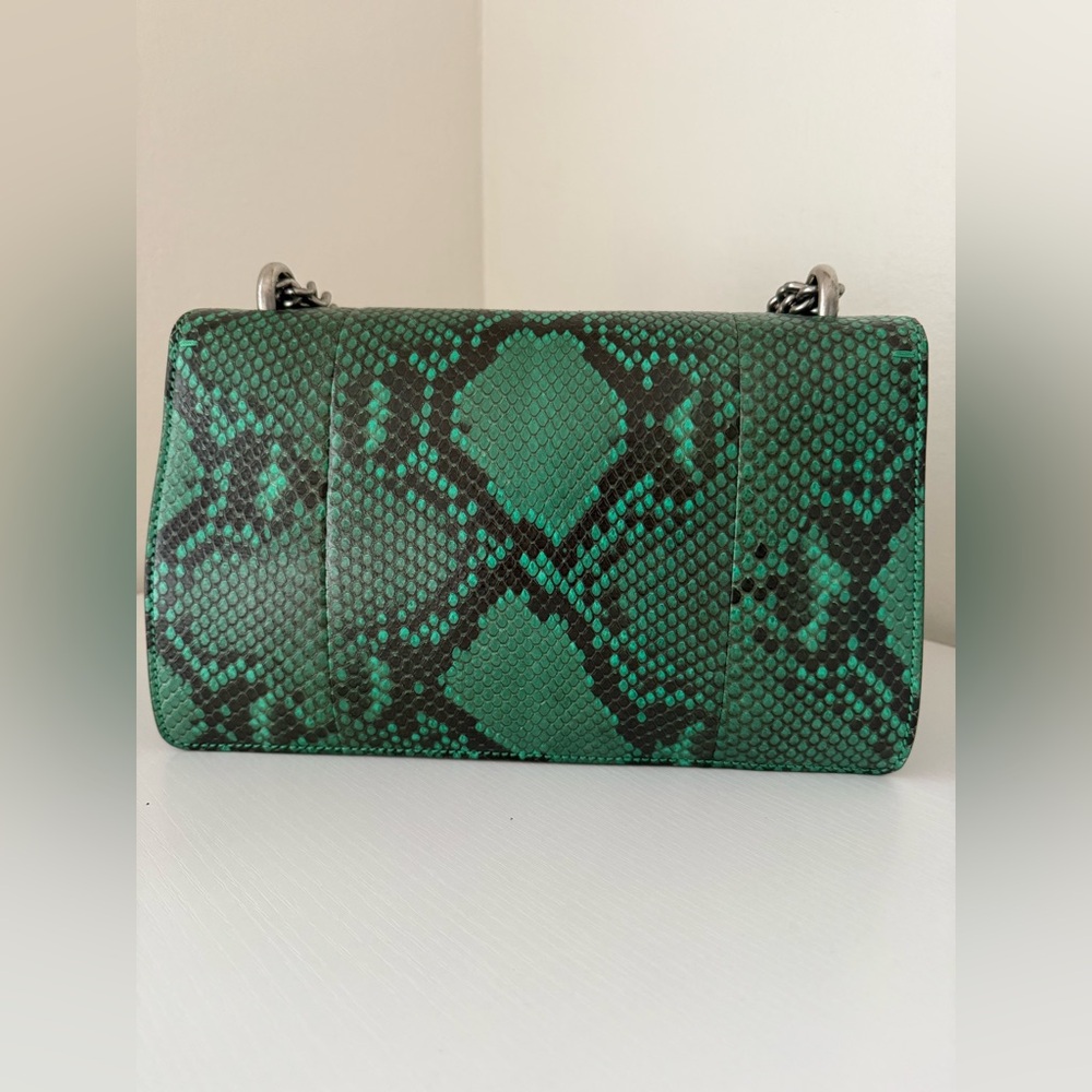 Gucci Small Dionysus Green Python Bag - image 5